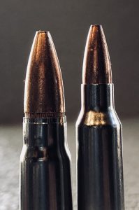 The typical AK47 Bullet is significantly heavier and more powerful at close range than a correlating AR15 Bullet.