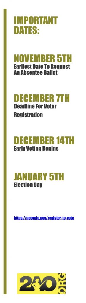 Georgia Runoff Important Dates